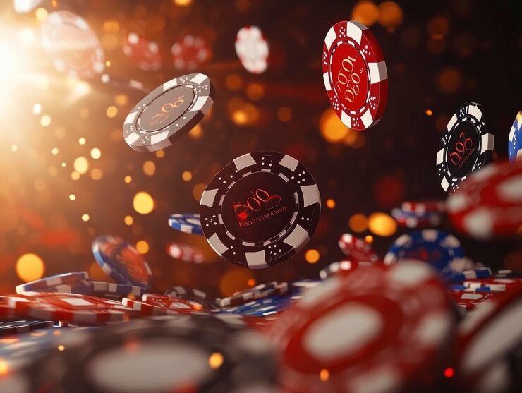 CQ9 table interface showing bet placement, chip stack, and dealer action